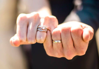 Đeo nhẫn cưới chính là sự kết nối giữ hai người nam, nữ yêu nhau và mong muốn sống trọn đời bên nhau.